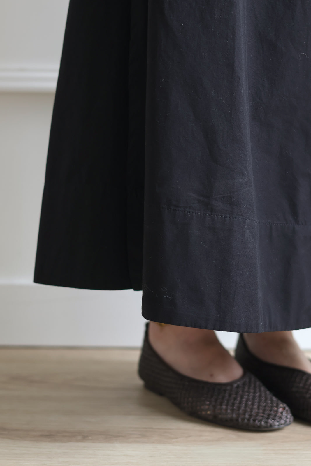Blair Ankle Poplin Skirt - Black – madaboutstyle