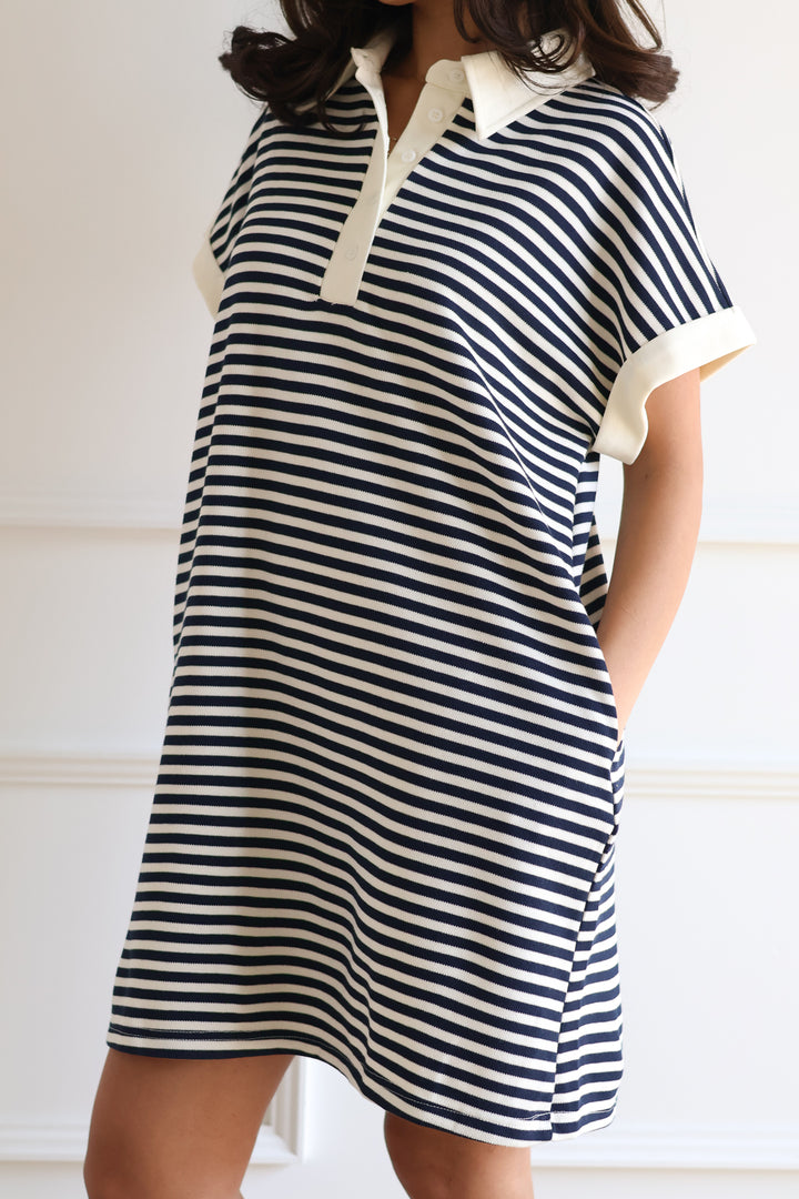 Hamptons Polo Stripe Dress