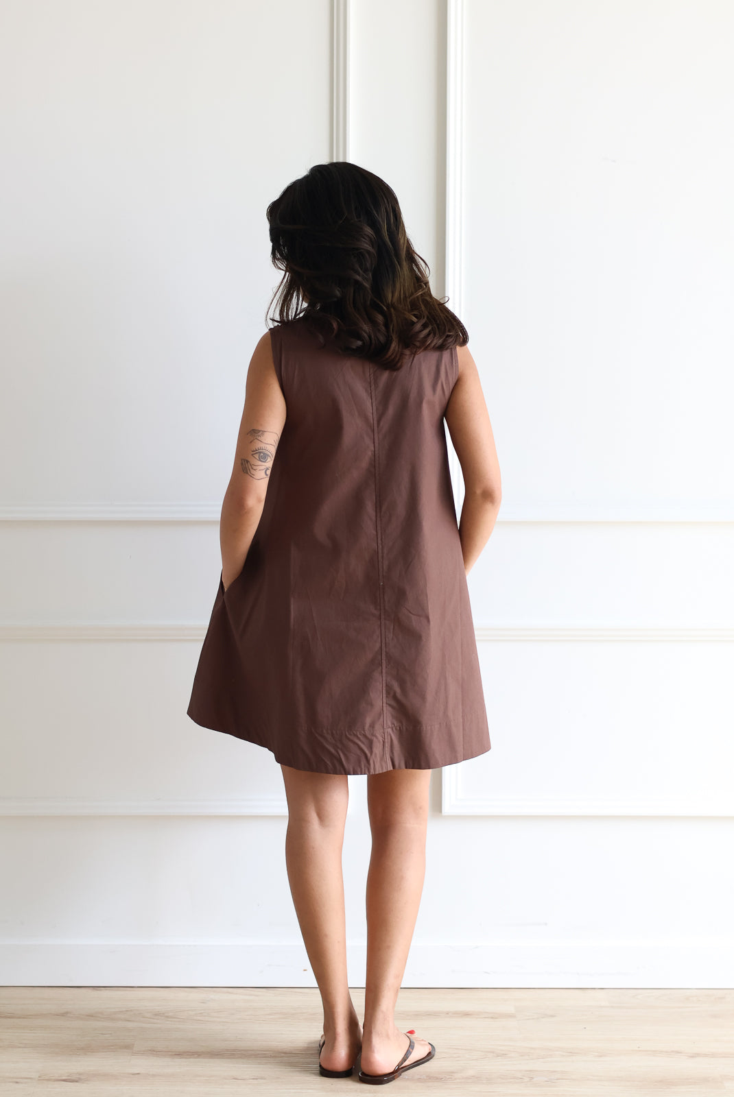 Gathered Shift Mini - Coco