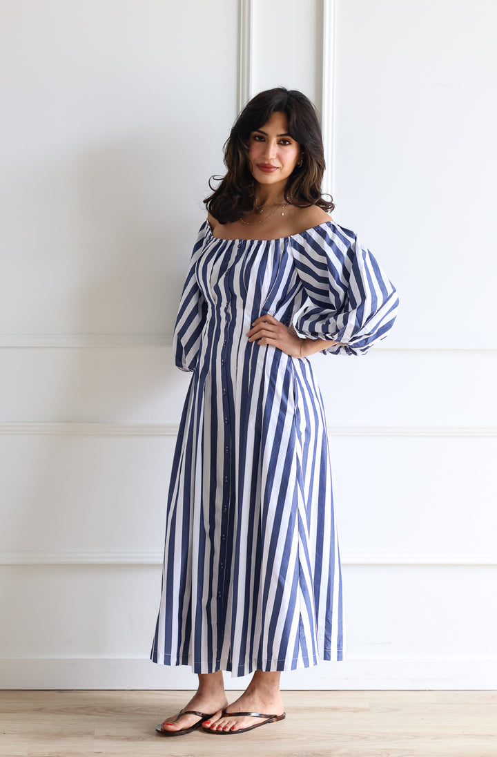 Harbour Stripe Midi