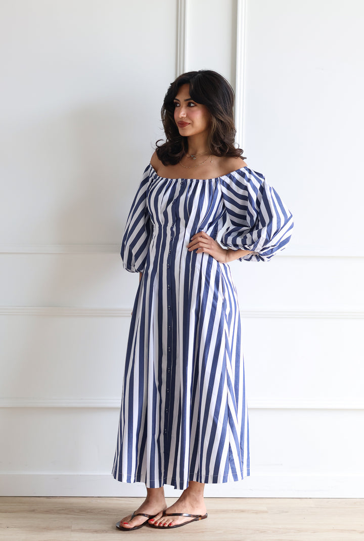 Harbour Stripe Midi