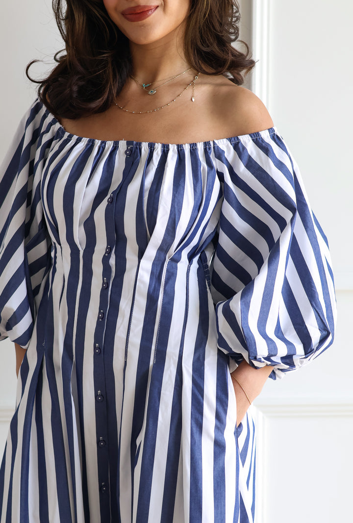 Harbour Stripe Midi