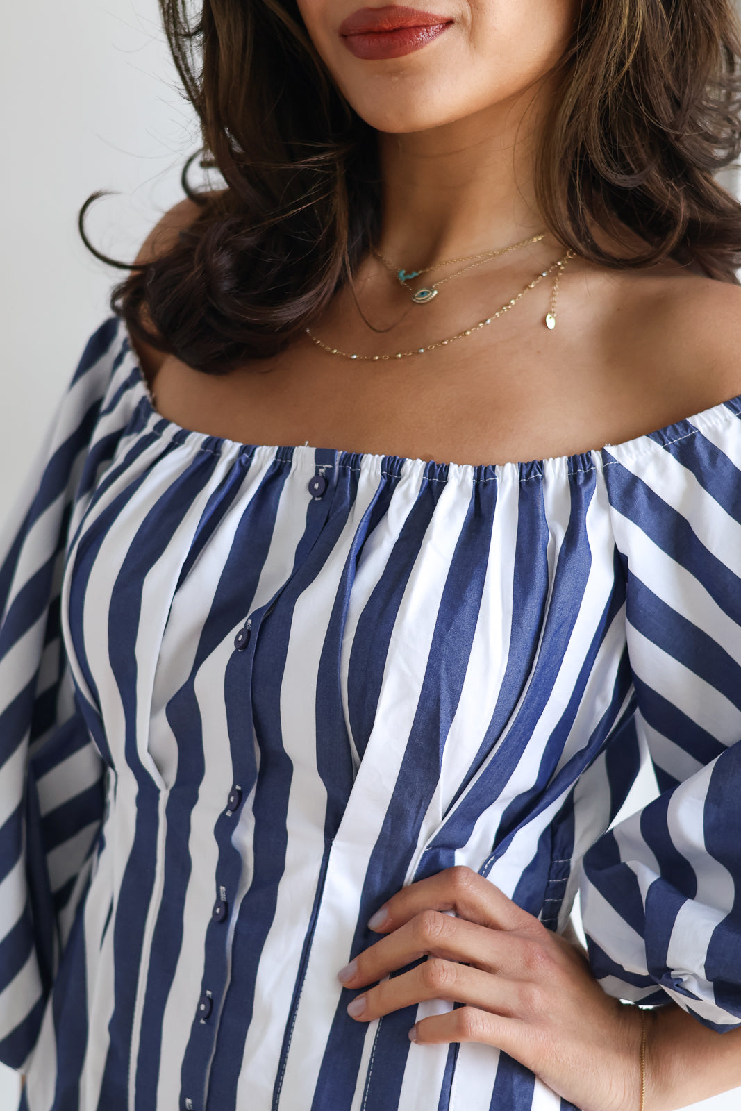 Harbour Stripe Midi