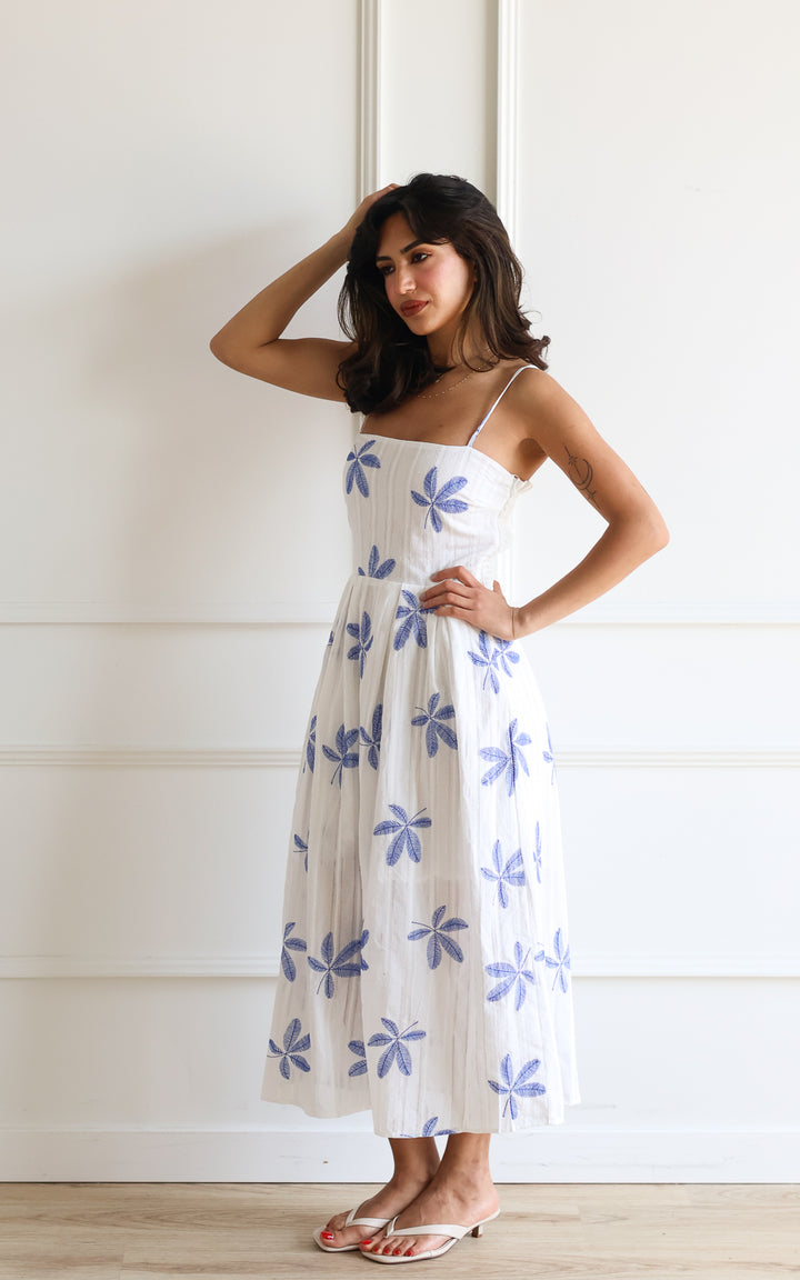 Fern Stitched Midi