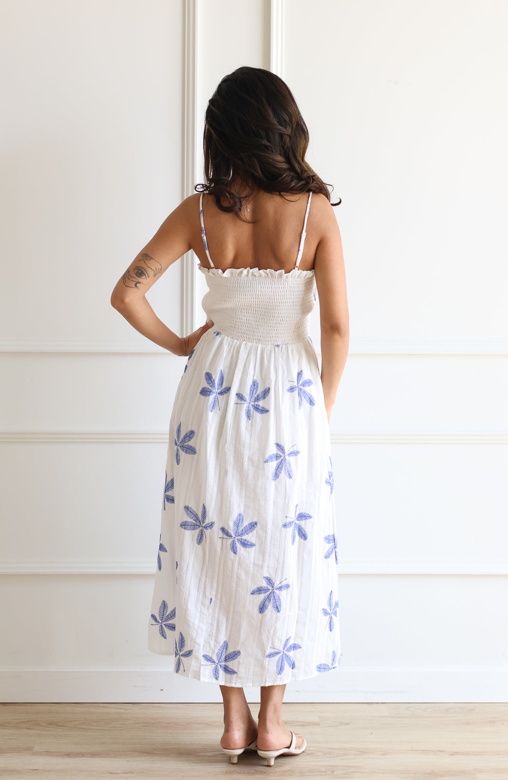 Fern Stitched Midi