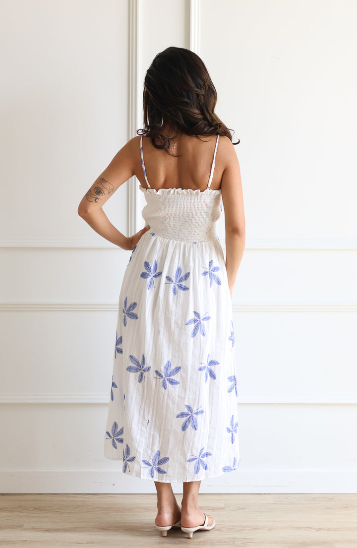 Fern Stitched Midi