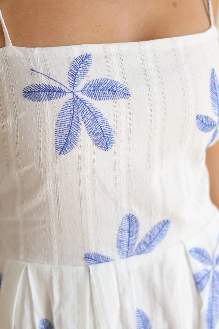 Fern Stitched Midi