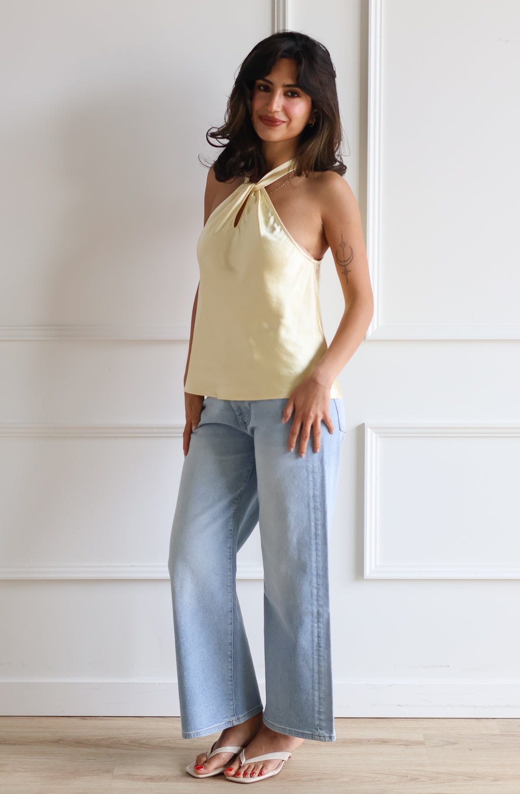 Butter Satin Halter