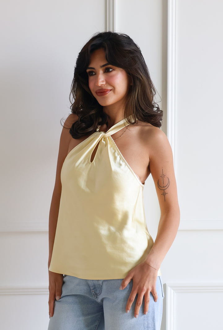 Butter Satin Halter