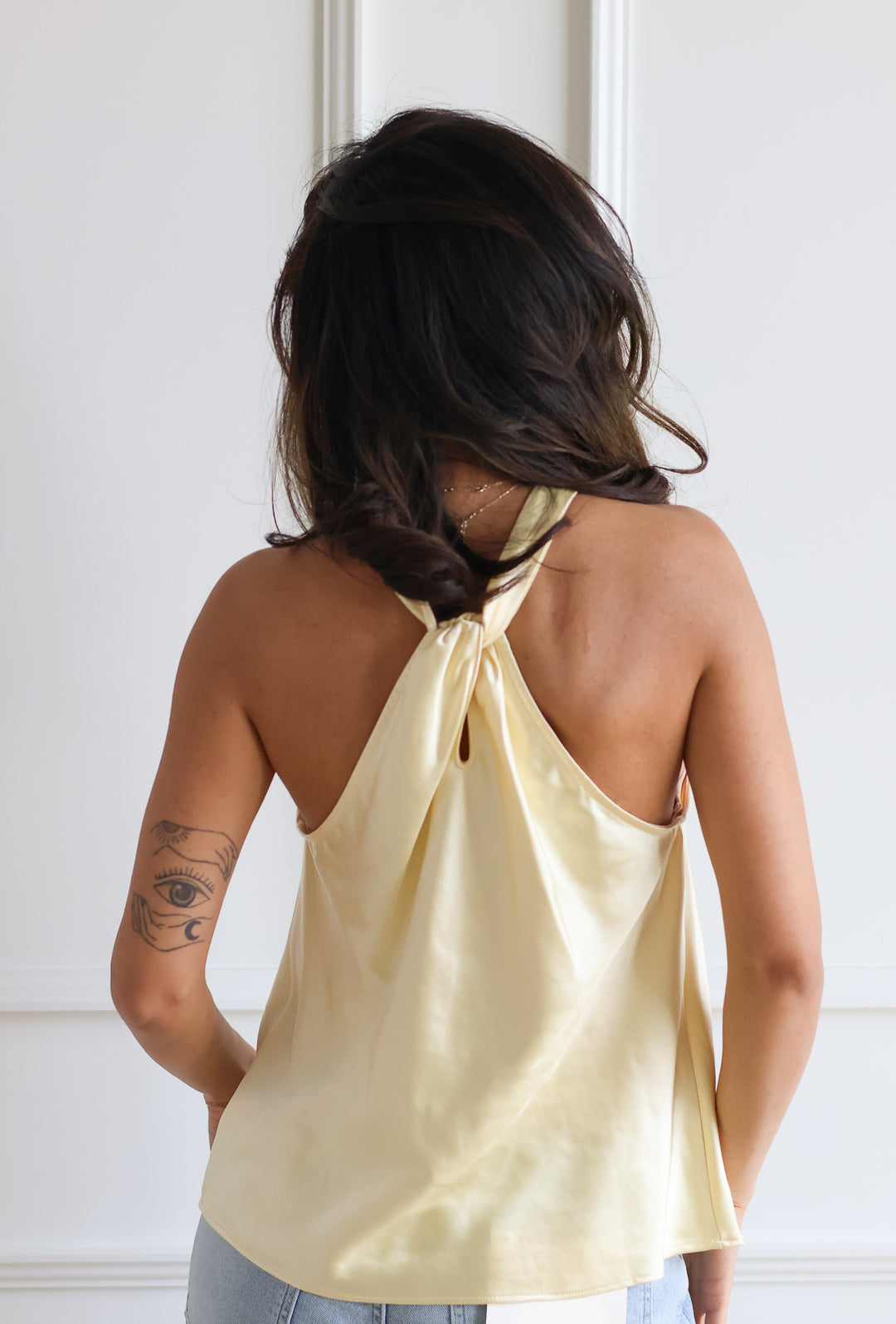 Butter Satin Halter
