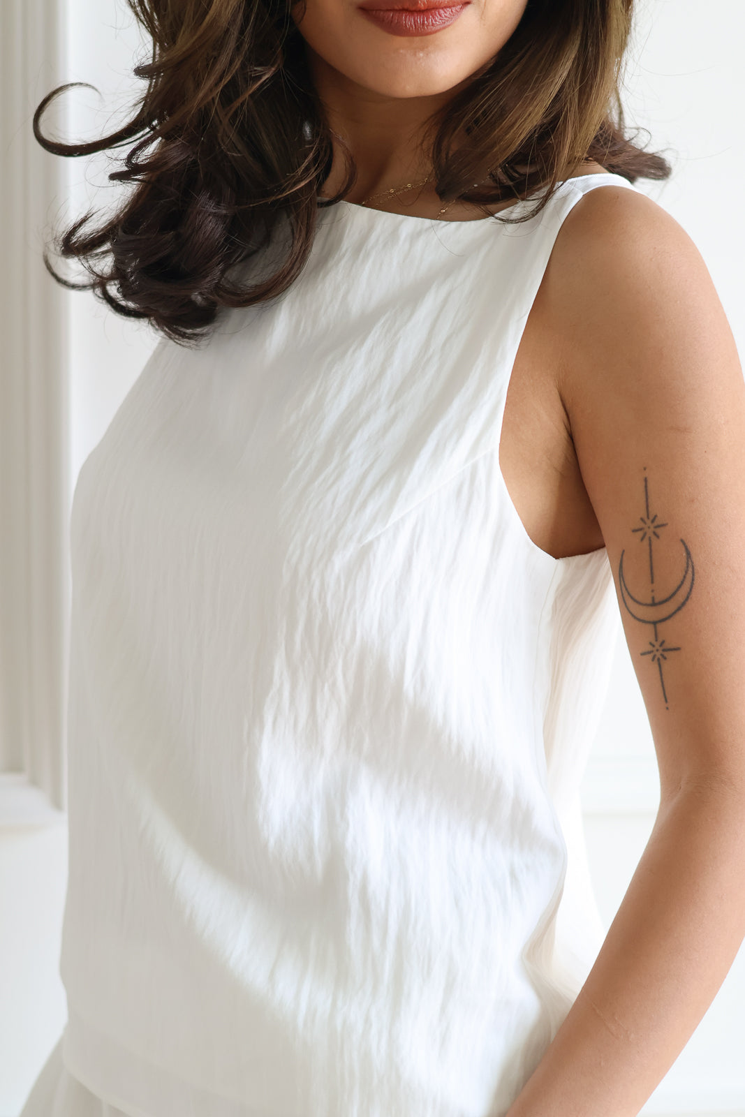 The Piper Tank - White