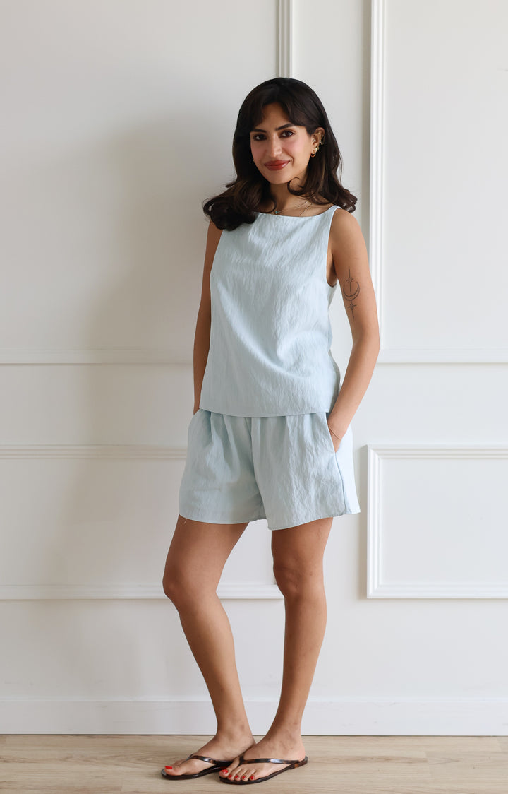 The Piper Tank - Blue
