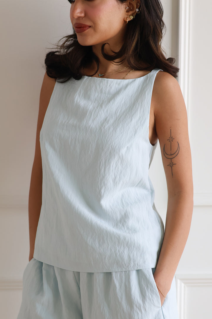 The Piper Tank - Blue