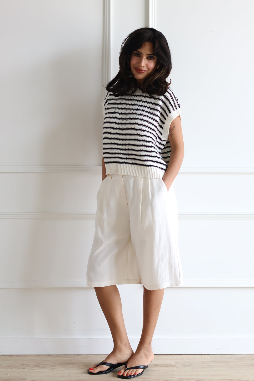 Cove Crochet Stripe Tank
