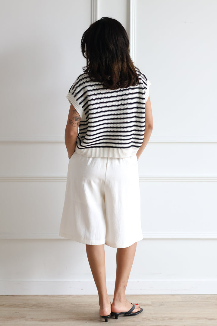 Ecru Bermuda Short