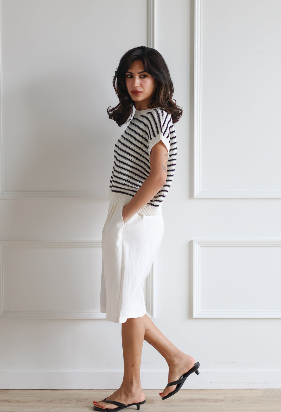 Cove Crochet Stripe Tank