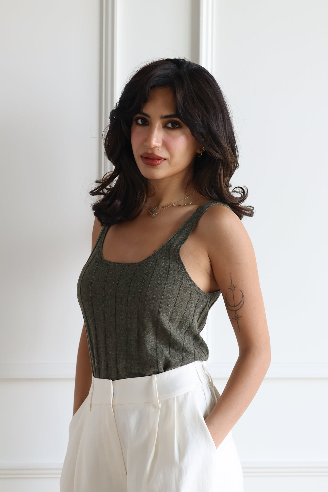 Vero Moda | Lula Linen Tank - Kalamata