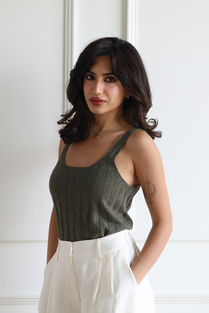 Vero Moda | Lula Linen Tank - Kalamata