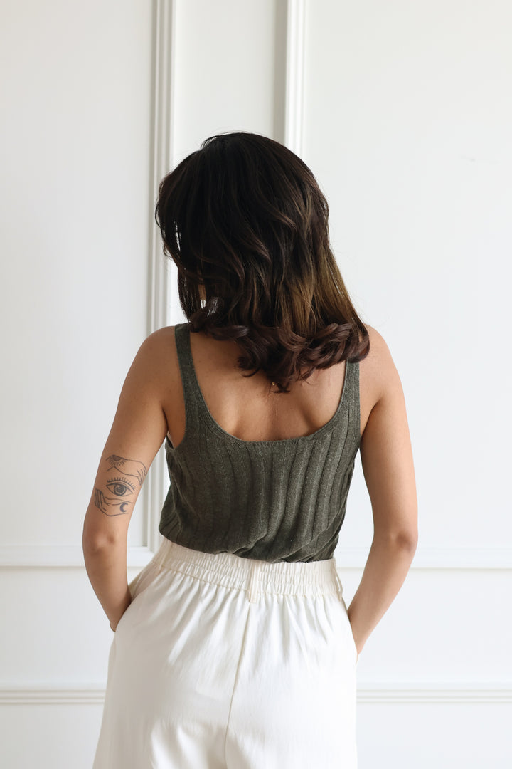 Vero Moda | Lula Linen Tank - Kalamata