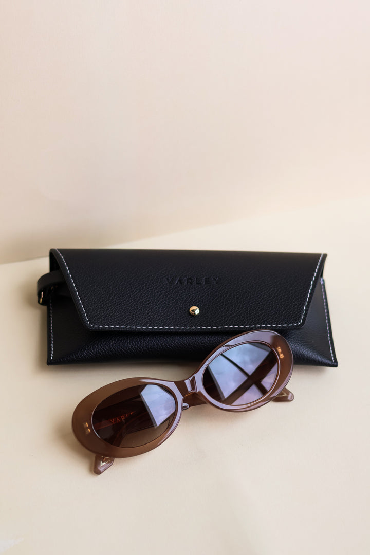 VARLEY | Bethnall Oval Sunglasses - Cocoa Taupe
