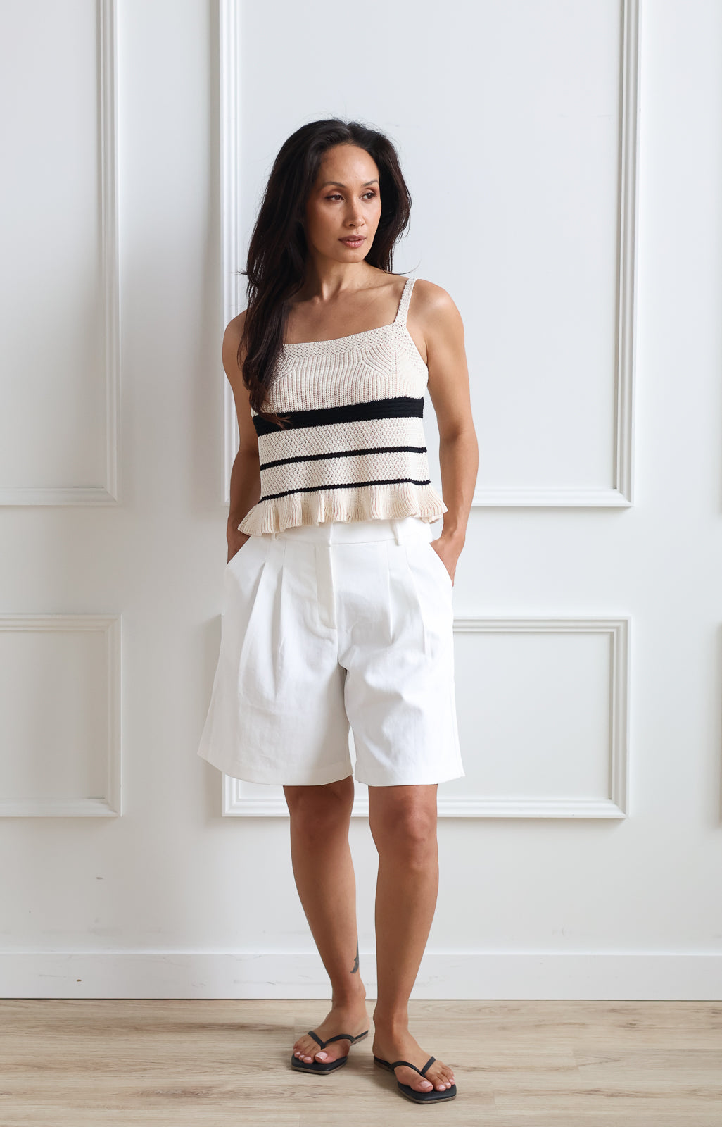 Sabrina Crochet Tank