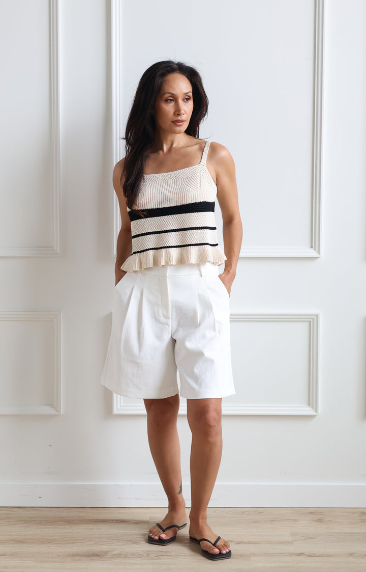 Sabrina Crochet Tank