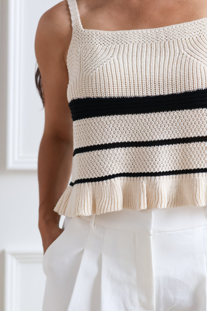 Sabrina Crochet Tank