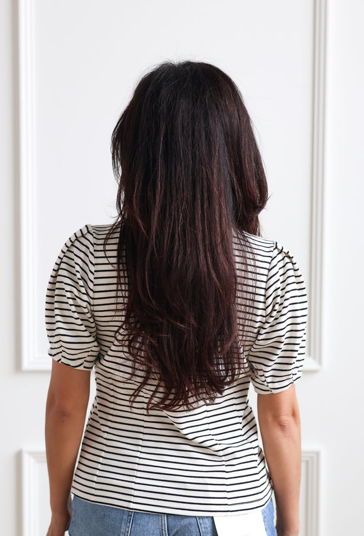 Puff Sleeve Sweatshirt Tee