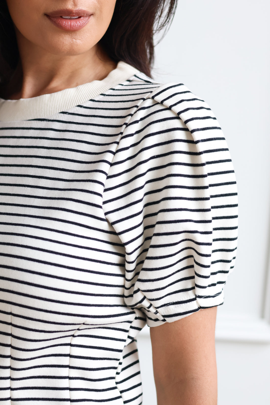 Puff Sleeve Sweatshirt Tee