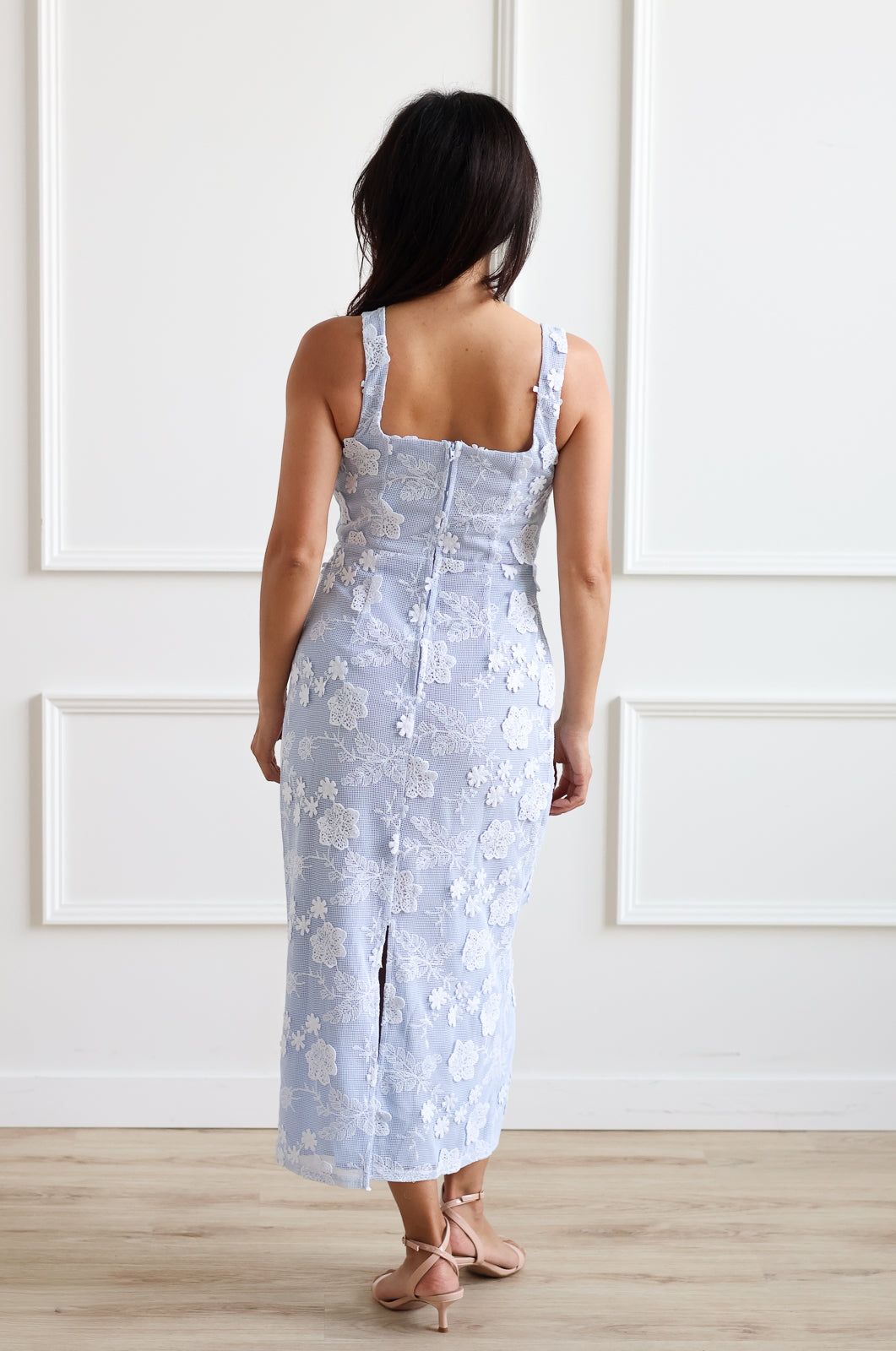 Blue Bell Floral Midi