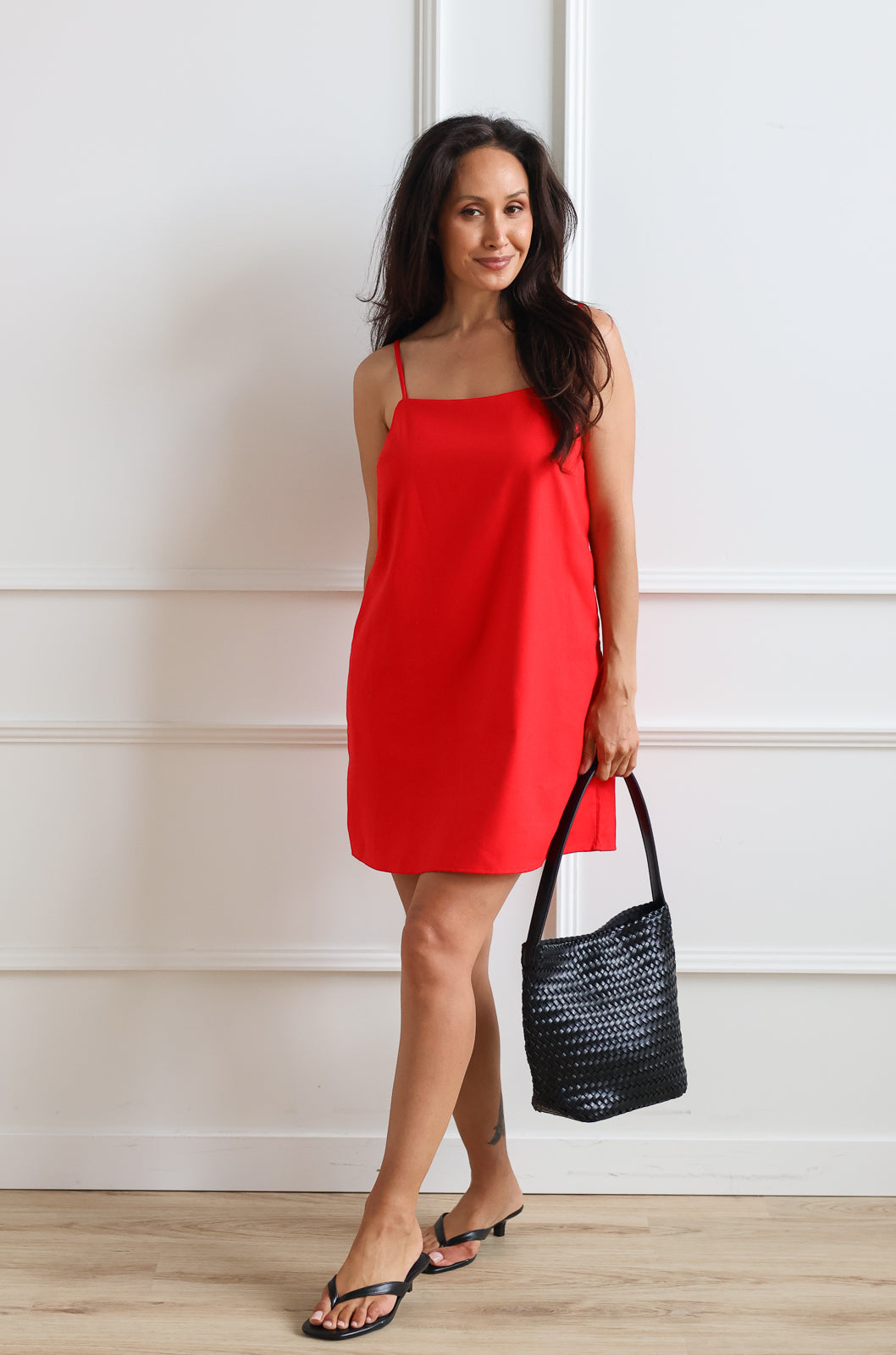 Crimson Linen Mini