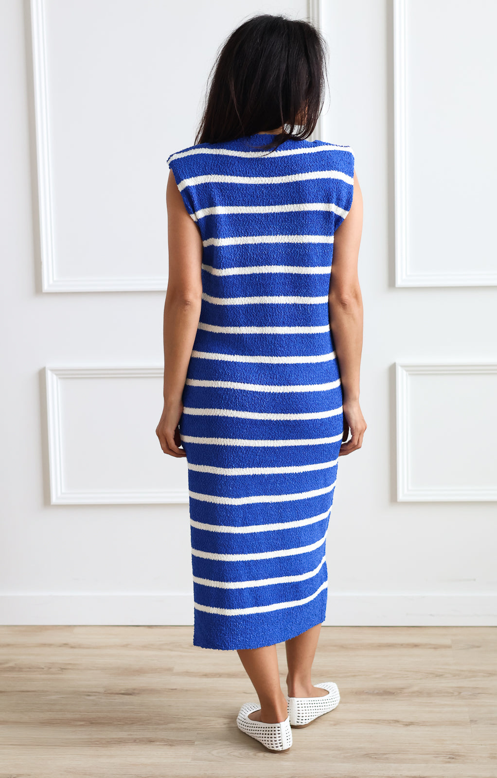 Vacation Blue Knit Dress