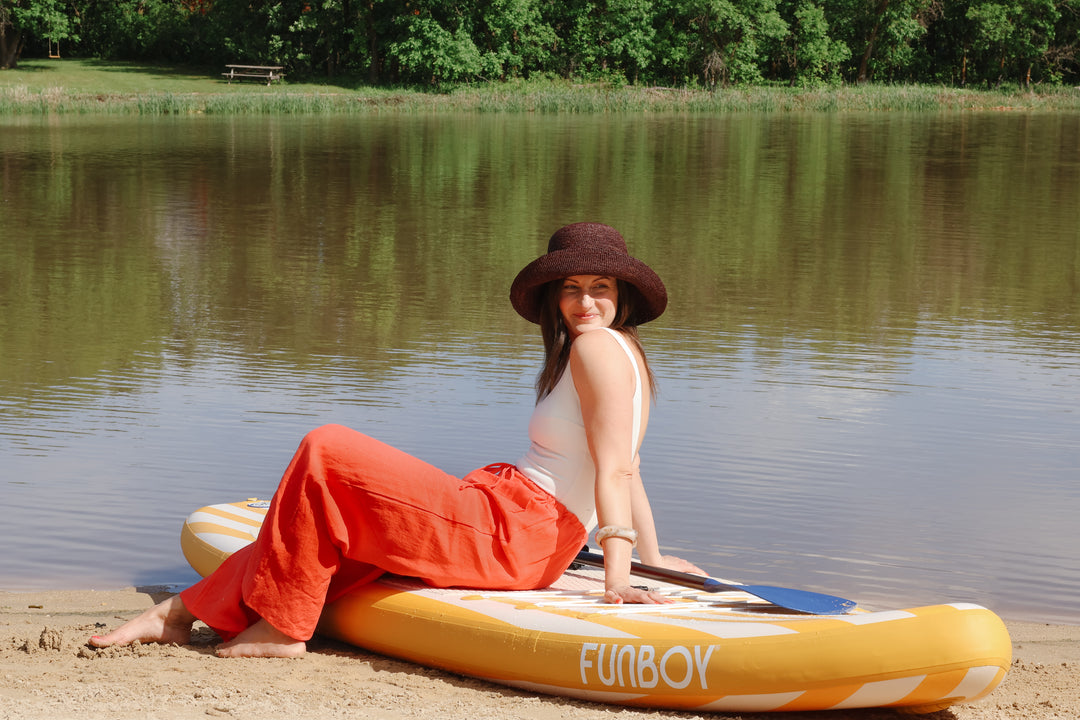 Linen Pant - Chili Pepper