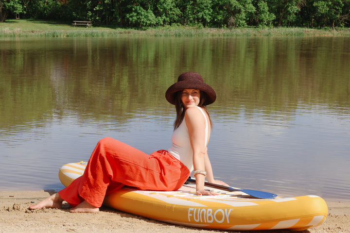 Linen Pant - Chili Pepper
