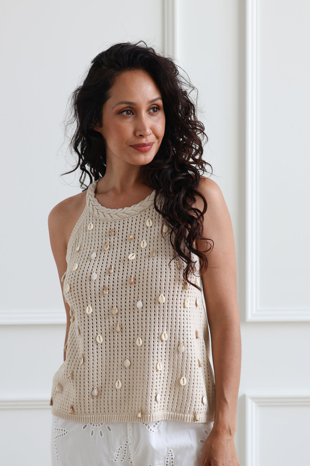 Sea Breeze Crochet Tank