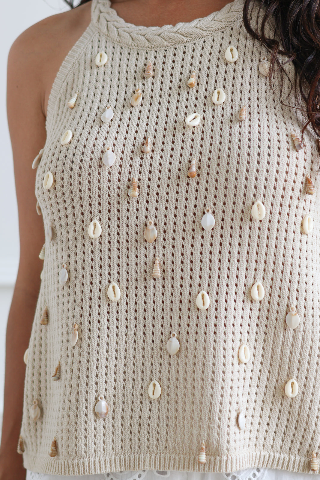 Sea Breeze Crochet Tank