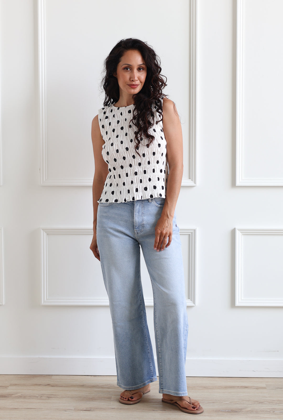 Natalie Ruched Tank Top