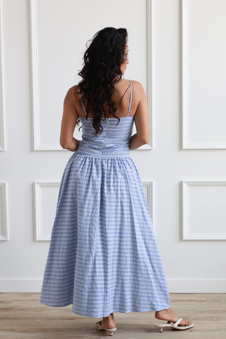 Aster Stripe Midi