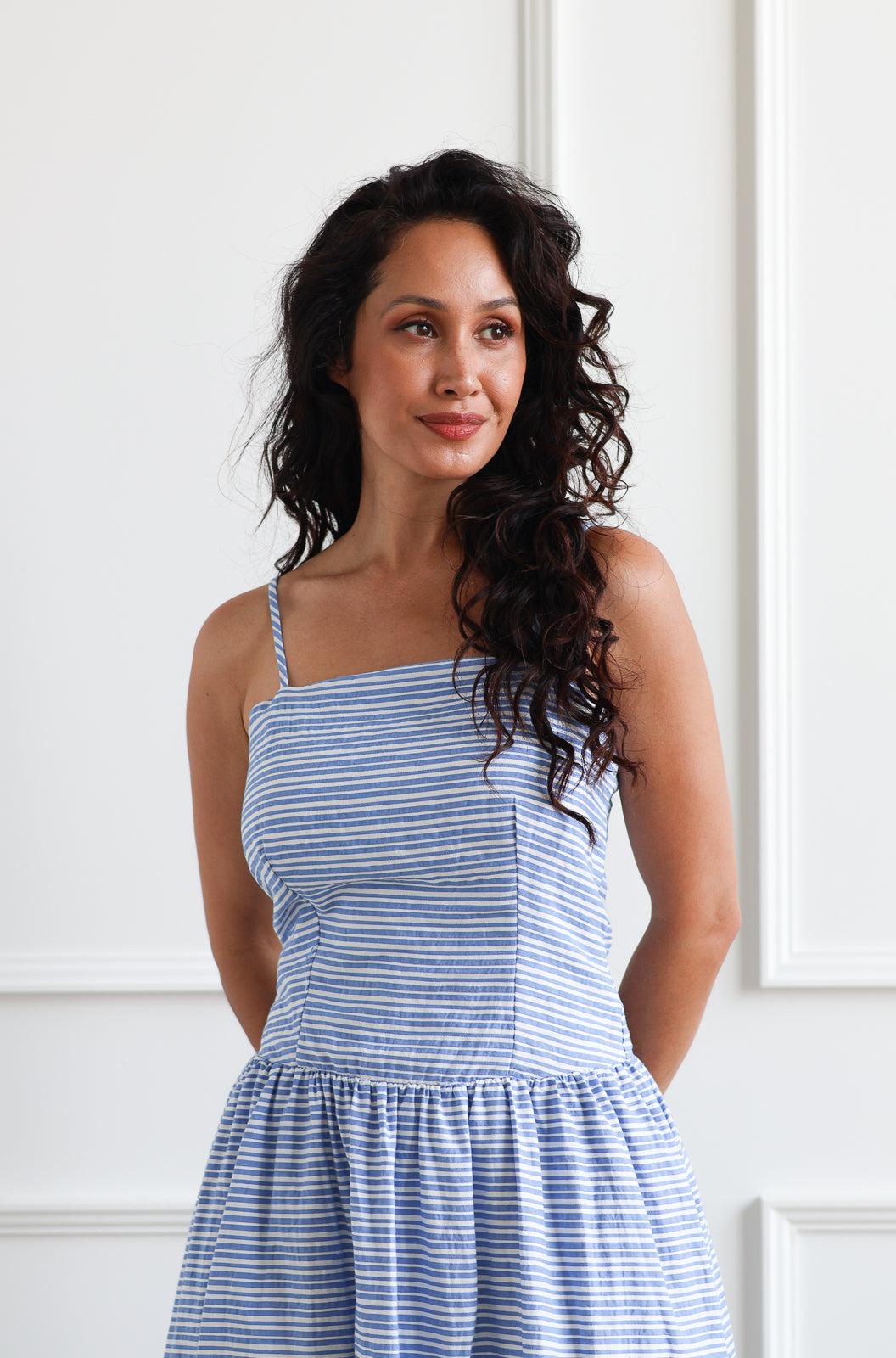 Aster Stripe Midi