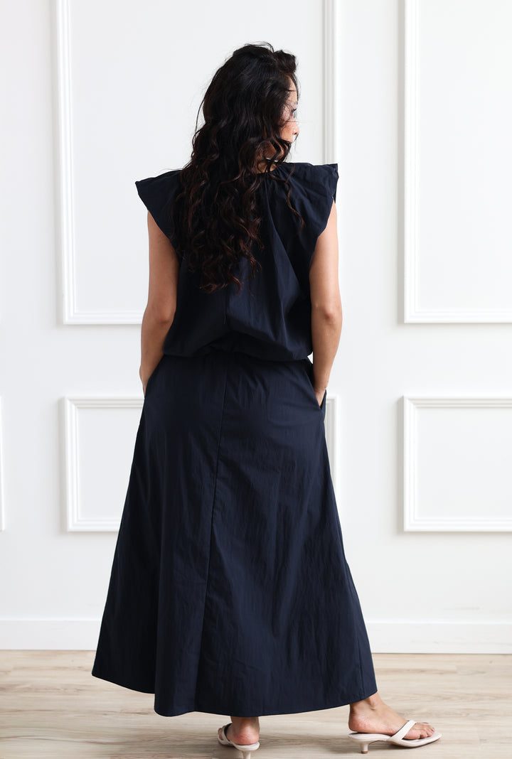 Sylvia Navy Bubble Tank