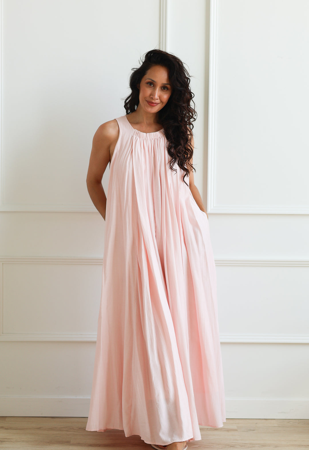 Aurelia Maxi Pleated Dress