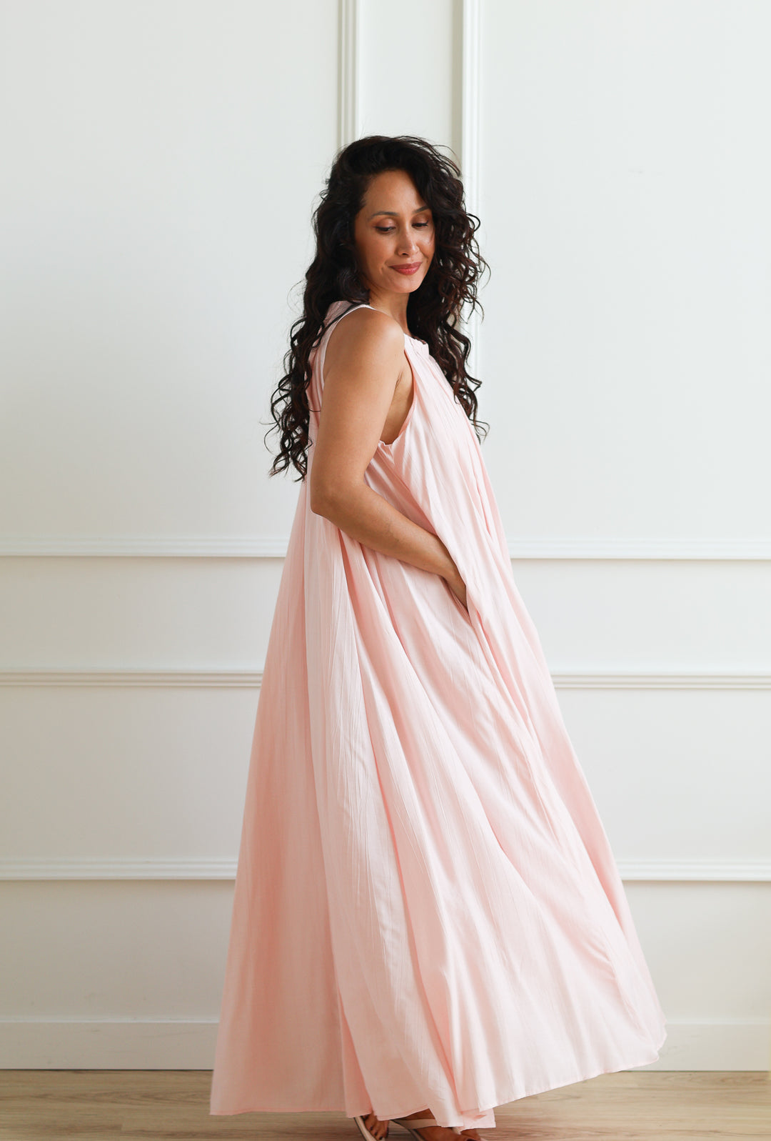 Aurelia Maxi Pleated Dress