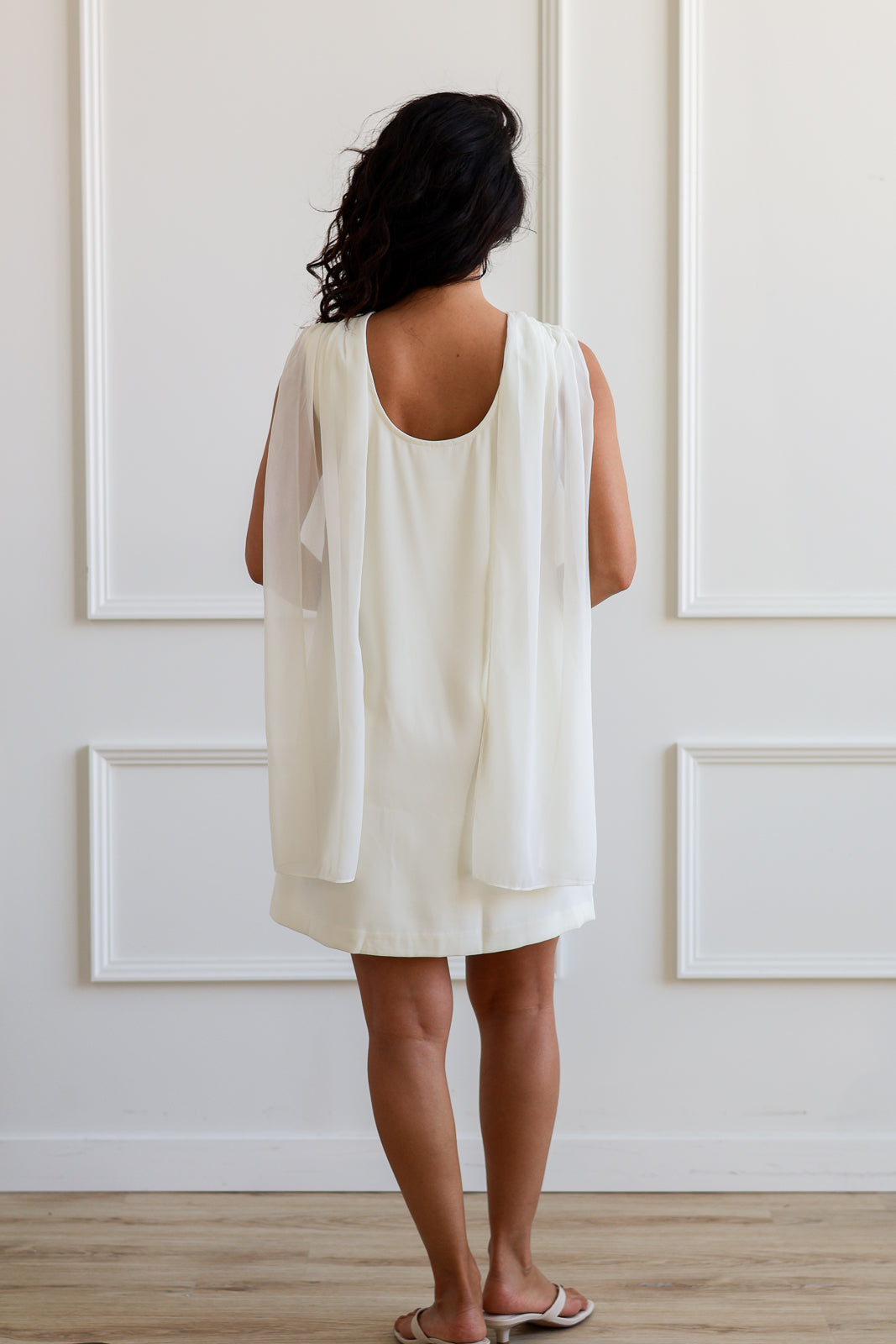 Scarf Shift Mini - Cream