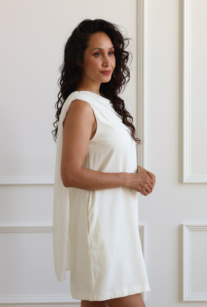 Scarf Shift Mini - Cream