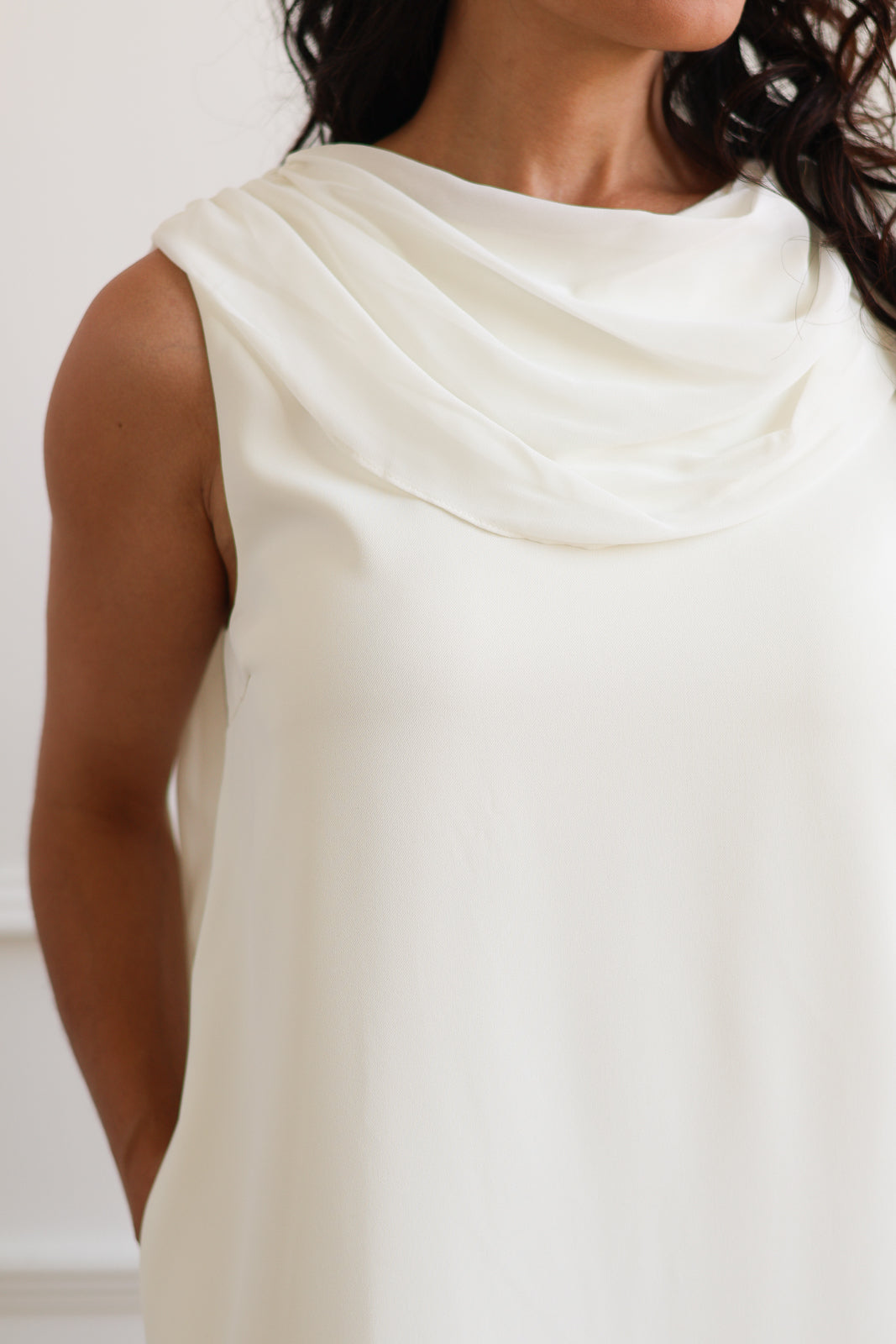 Scarf Shift Mini - Cream