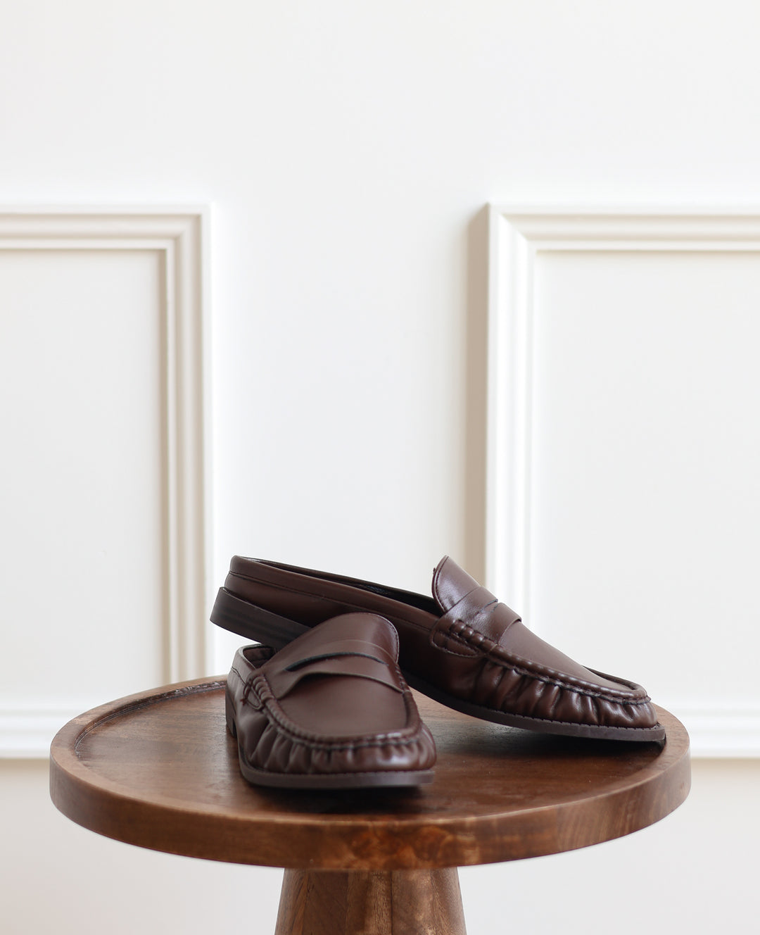 Path Open Back Loafer - Brown