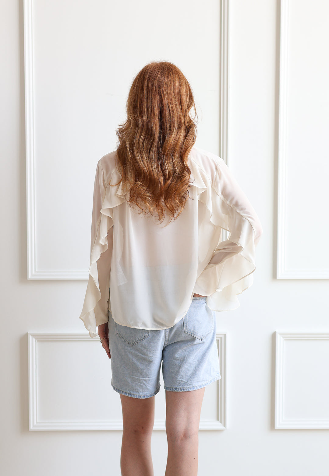 Vero Moda | Laney Long Sleeve Blouse - Cream