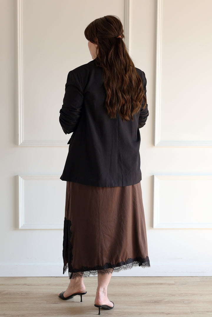 ICHI | Fava Oversized Blazer - Black