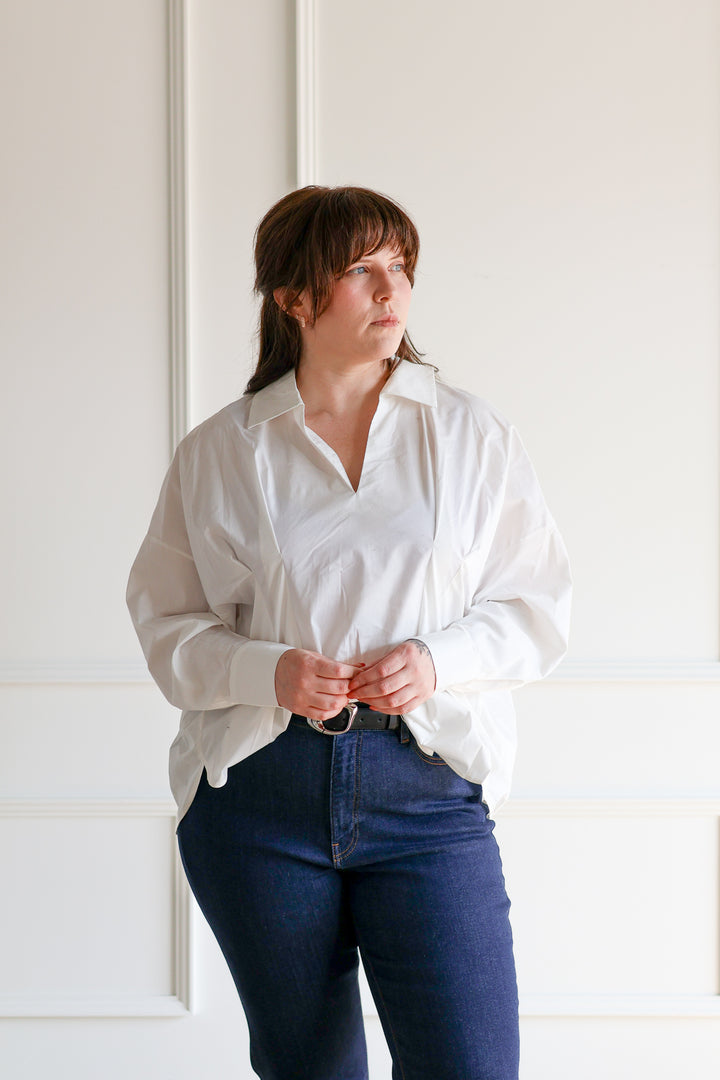ICHI | Limmi Blouse - Cloud Dancer