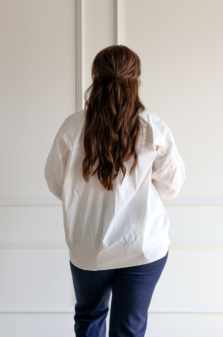 ICHI | Limmi Blouse - Cloud Dancer